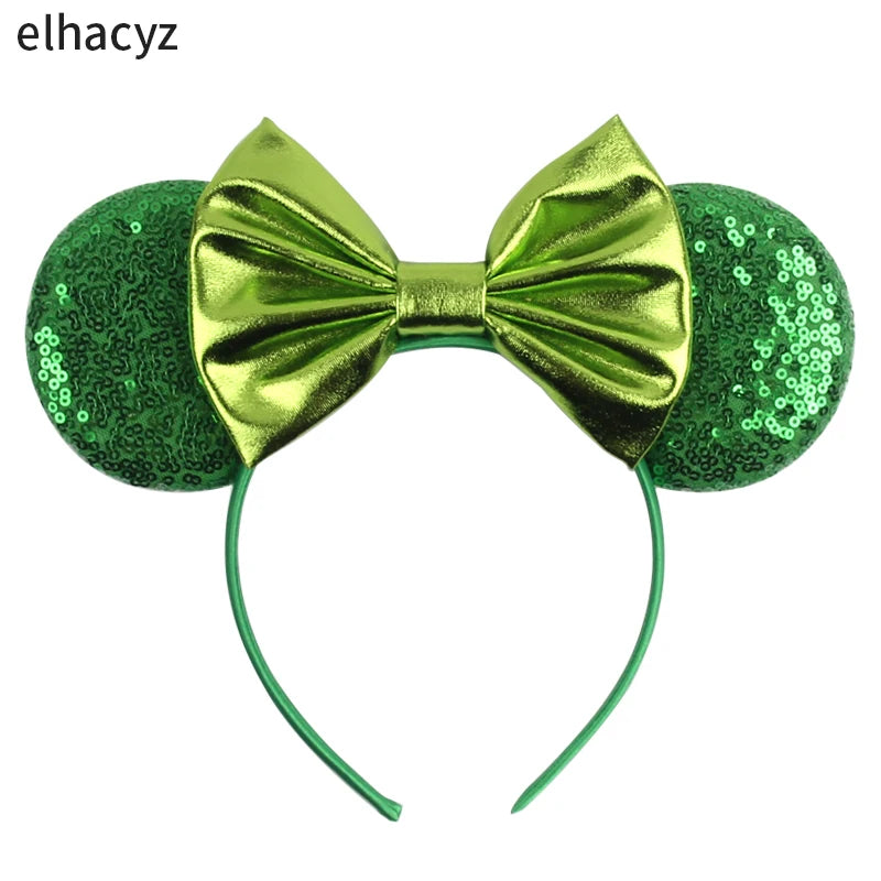 2026 Chic Embroidery Sequin Ears Headband Classical DOT Bow Hairband For Girls Women Party Head Wear Kids DIY Hair Accessories