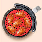 Reusable Silicone Air Fryer Mat Kitchen Non-stick Baking Pad Baking Inner Liner Cooking Bake ware Oil Mats Cake Grilled Saucer