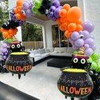 1pc/2pcs Halloween Spider Medicinal Pot Balloon for Halloween Party, Birthday Party, Horror and Weird Atmosphere Decoration