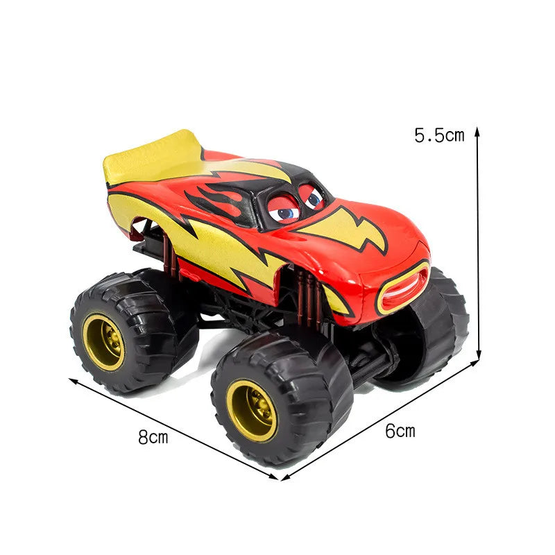 Pixar Cars Mater Lightning McQueen Jackson Storm Big Wheel Offroad Vehicle Pullback Force Cars Model Toys Birthday Gifts