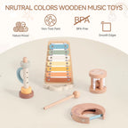 Montessori Wooden Musical Instrument Toy Set