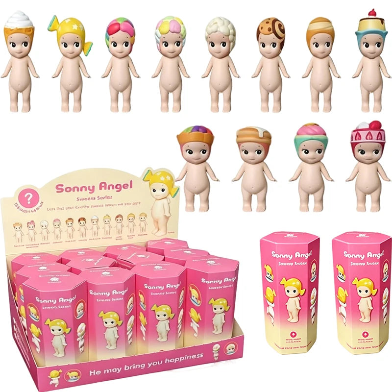 Hot Sells Angel Blind Box Cute Marine Animals Series Cactus Series Cartoon Mini Figures BlindBox Ornaments Dolls Children Gift