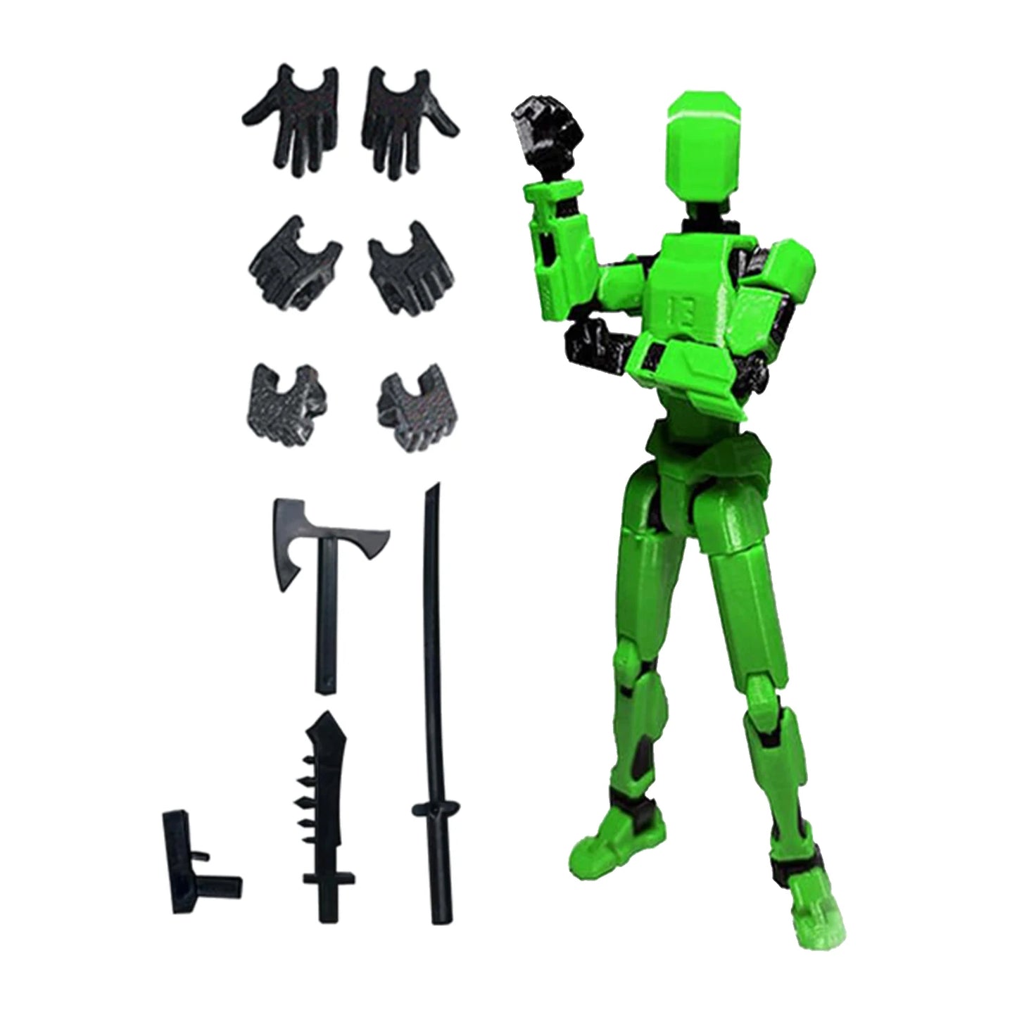 Articulated Action Figure Dummy with 13 Movable Joints