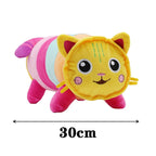 New Gabbys doll house Plush Toy Mercat Cartoon Stuffed Animals Smiling Cat Car Cat Hug Gaby Girl Birthday Gift!