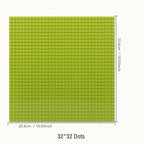 Baseplates 32x32 16x32 Dots Classic Base Plates MOC Bricks City Dimensions Building Blocks Figures Construction Toys
