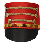 Girls Boys Halloween Nutcrackers Costume Set Drum Trumpet Team Tassel Jacket Coat Hat for Drummer Performance Circus Ringmaster