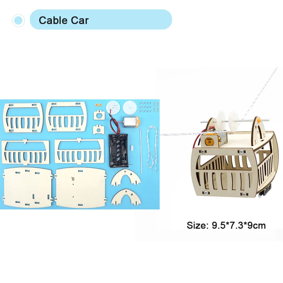 DIY Physical Model Science Experiment Educational Toy Handmade Small Production Assembly Craft Technology Project for School Kid