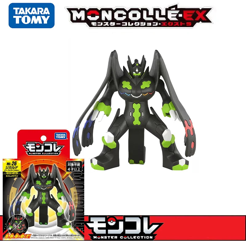 Original Pokemon Figures Shiny 50% Forme Zygarde Mega Rayquaza Terapagos Terastal Form Gigantamax Charizard ML Collection Model