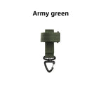 1/3/5pcs Outdoor Keychain Tactical Gear Clip Keeper Pouch Belt Keychain Webbing Gloves Rope Holder Military Molle Hook