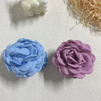1/2/6pcs Stereoscopic Rose Flower Hair Clip Fpr Women Elegant Back of The Head Hair Shark Clip Fashionable Girl Hair Accessories