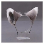 Lolita Animal Cat Fox Ear Hair Hoops Cosplay Girls Halloween Anime Headbands Headwear Hair Accessories