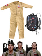 Ghostbusters Movie Kids Adults Cosplay CostumesHalloween Carnival Theme Party Clothes with Proton Pack Fans Collection