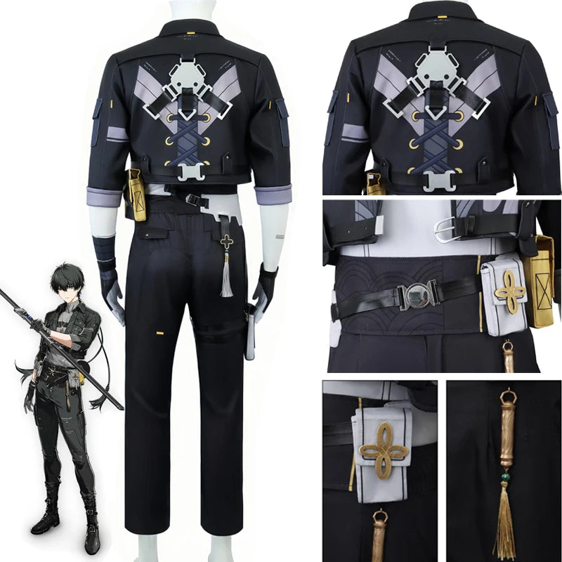 New Game Wuthering Waves Rover Cosplay Costume Rover Male Cosplay Outfit Wig Halloween Carnival Uniform Christmas Party for Men