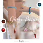 24-Color 8mm Crystal Bead Bracelet Making Kit - 360/480/720 Pieces Jewelry Glass Beads round Beads Suitable for Crafting