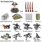 40/set World War II military building blocks National army soldier Character weapon assembly building block Children's toy gifts