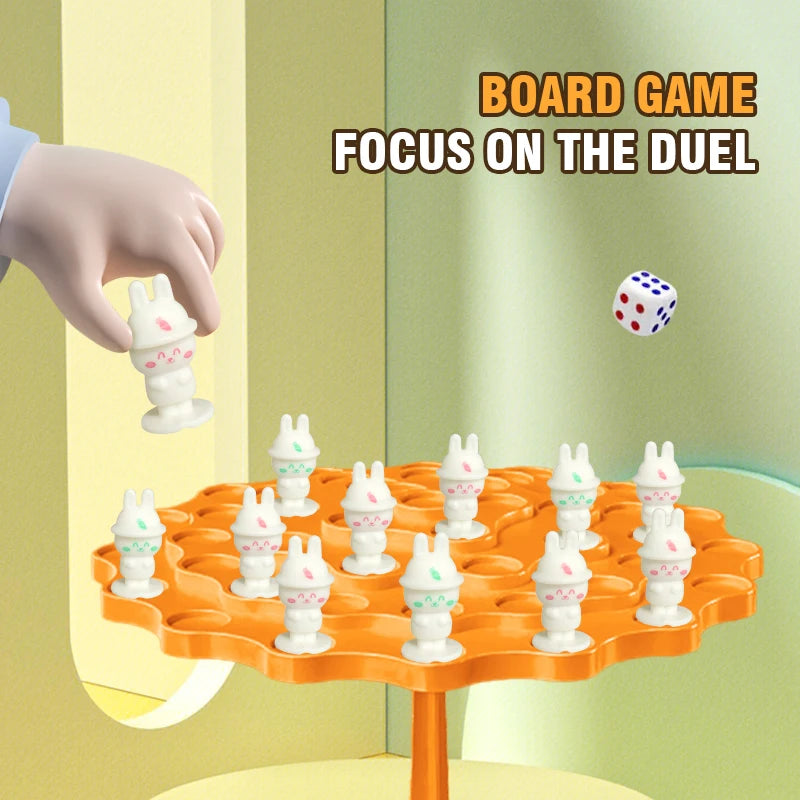 Fun Frog Balance Tree Children Math Toys Balancing Board Game Parent-child Interaction Tabletop Balance Game Toy Gift for Kids