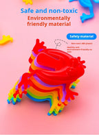 20pcs Solid Color Jumping Frog Plastic Bouncing Frog Jumping Frog Children Educational Toy,Gift for Kids Party Favors, Birthday