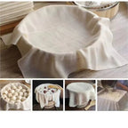 2pcs cotton Steamer Cloth high density curd cloth filter soybean milk cloth filter residue gauze insulation cover Kitchen Tools