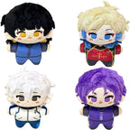 Mini Anime Plush Keychains Michel Caesar Mikage Reo Nagi Seishiro Chigiri Hyoma Bachira Meguru Cute Stuffed Starfish body Doll