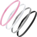 4PCS Unisex Sports Thin Headband Non-Slip Elastic Women Men Yoga Hair Bands Sweatband Football Running Biking Sports Hairband