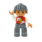 Big Size Figures Building Block Doll Family Farmer Pirate Worker Doctor Policemen Large Brick Compatible Build House Duploes Toy