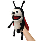 Insect Plush Hand Puppet Storytelling Bee Ladybird Butterfly Soft Stuffed Plush Toys Early Education Hand Finger Story Puppet