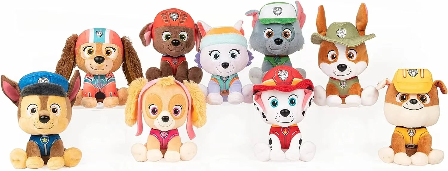 Hot Sale Original Paw Patrol Liberty Plush 6”  15.2cm Chase Everest Official Toy Cartoon Stuffed Animal Children Christmas Gift