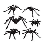 Large Black Spider for Halloween, Giant Spider Decoration, Professional Accessories, for Outdoor Yard, Scary Decoration