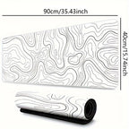 1PC Large Mouse Pads For Desk, Gaming Mouse Pad, Mouse Pad with Stitched Edges and Non-Slip Rubber Base, Extended Mouse Pad