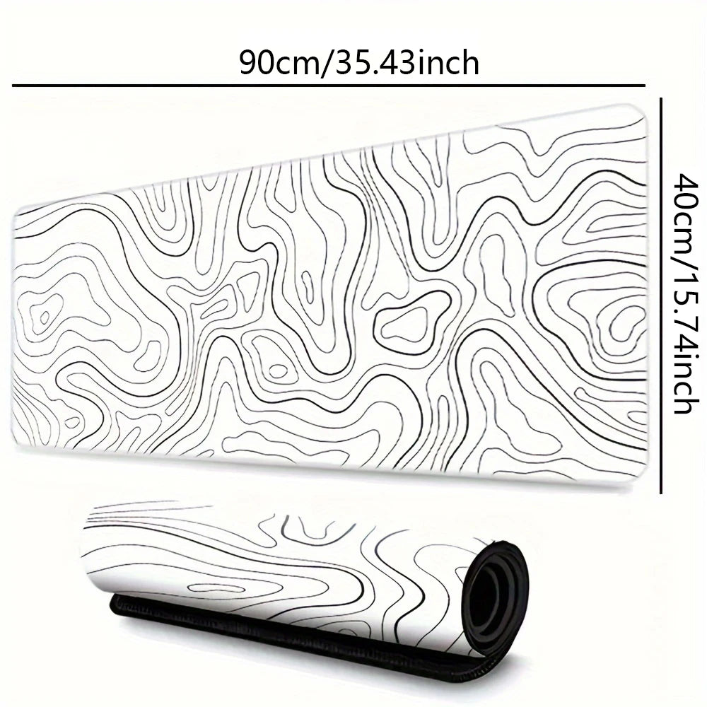 1PC Large Mouse Pads For Desk, Gaming Mouse Pad, Mouse Pad with Stitched Edges and Non-Slip Rubber Base, Extended Mouse Pad