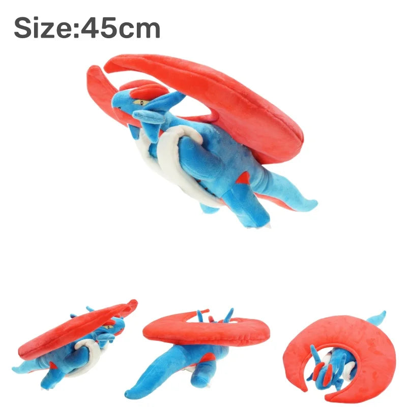 Pokemon Plush Toys Bayleef Zeraora Greninja Goodra Salamence Garchomp Zapdos Swampert Anime Figures Kid's Xmas Birthday Gift