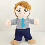 25cm Sweet Family Hand Puppet Dolls Early Education Learning Stuffed Plush Toys Cospaly Hand Finger Puppets for Children Gifts