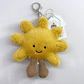 JC Golf ball plush keychain, grape keychain, jellyfish plush toy, hippopotamus, and plush elephant JC bag keychain