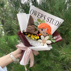 Anime Figures Harry Potter Stuffed Dolls Creative Handmade Bouquet Valentine Graduation Birthday Gifts For Kids