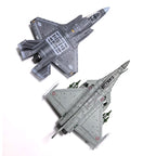 1 Piece DIY Puzzle Building Blocks Military Model Assemble Collection Toys F14 F35 B2 Fighter AH64 Helicopter Model Ornament Toy