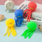 Super Cute pinch Squeeze Water Octopus Stress Relief Toy Bathing Playing With Water Shower Decoration Summer Swimming Gifts