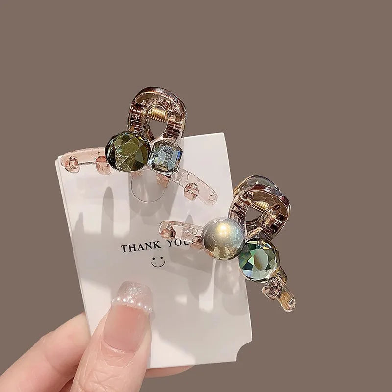 Elegant Bow Shark Clip Fashion Back Of Head Hair Clip Vintage Ponytail Fixed Hairgrips For Woman Simple Hollow Geometry Hairpin