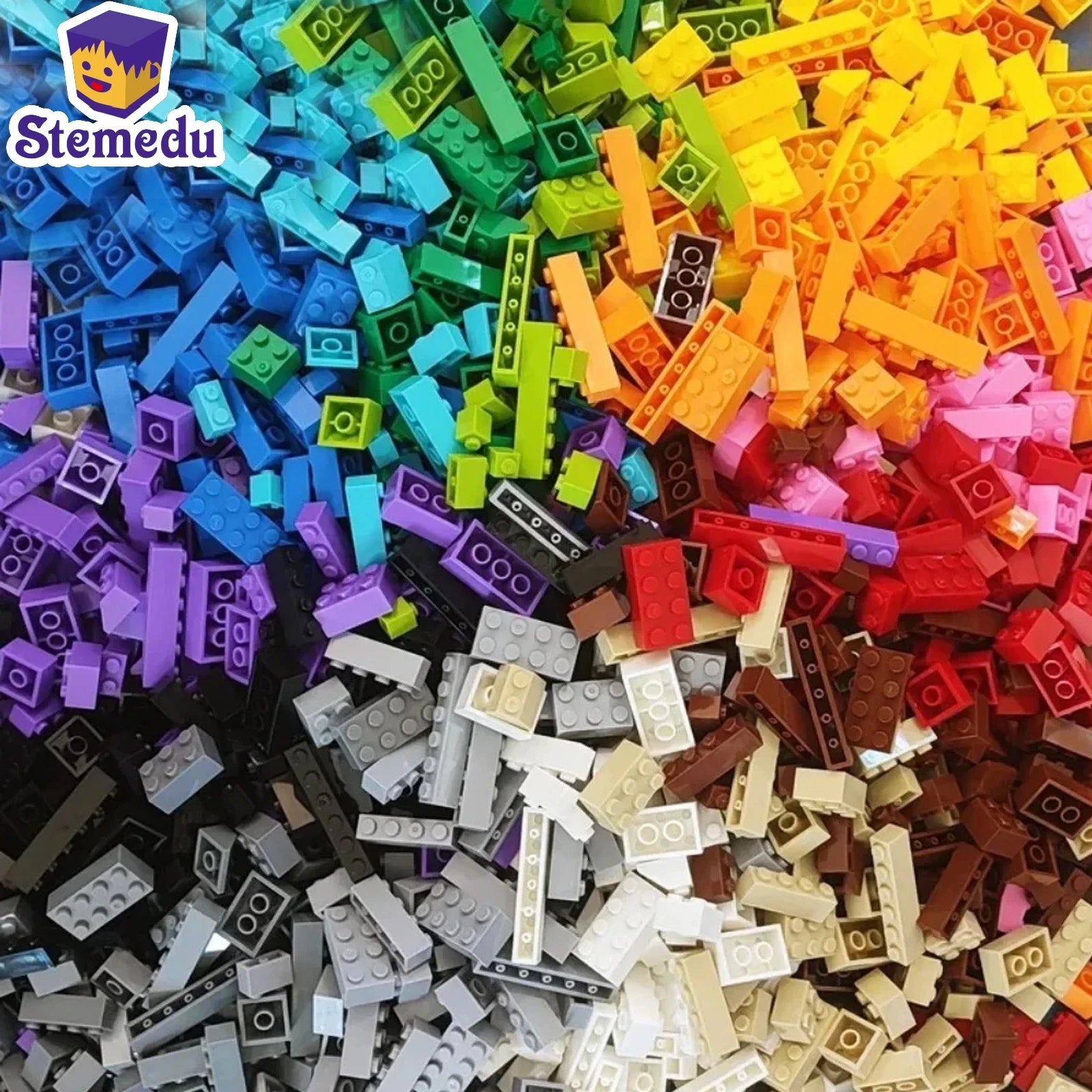 125/250g Building Blocks Bulk Lot Pack Sorted By Color Bricks Block Plate Small Particles Bulk Compatible LeDUO