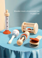 Baby Handheld Bell, Ringing Instrument, Early Childhood Education, Soothing Bed Bell, Wooden Gripping, Chewing Toy