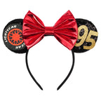 Disney Anime Cars Ears Headbands Women Sequins Bow Hairband Girls Pixar 95 Lightning McQueen Hair Accessories Kids Headwear Gift