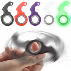 Spinner Stress Toy Funny Idget Toys Kids Fingertip Spinning Keyring Finger Fidget Ring Relieve Boredom Party Gifts Keychain Toys