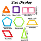 64-184Pcs Kids Magnetic Building Blocks Mini Size Magnet Toys for Boys Construction Set STEM Toy for Children Girls