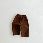 Children's Pants Baby Boys Pants Spring Summer Toddler Girls Legging Pocket Boy's Trousers Elastic Waist Casual Pants 0-6 Yrs