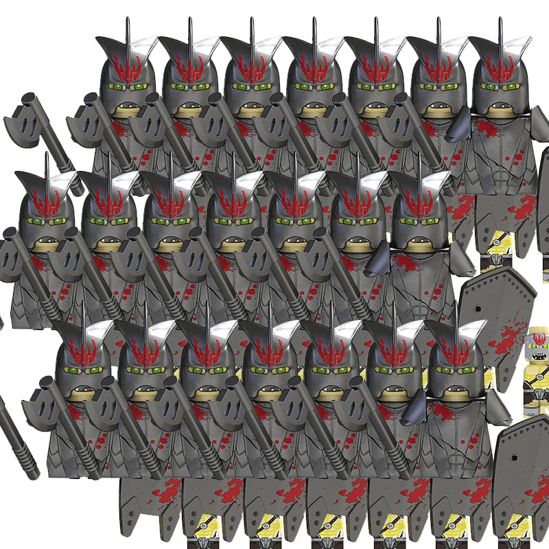 Medieval Movie Knights Building Blocks toys Lord Ring Figure Bricks Toy Christmas birthday gifts