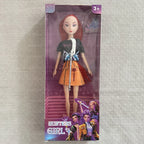 Kpop Rumi Mira Zoey Vinyl Doll Anime Hunters Girl 11 Inch Articulated With Theme Music Cute Toy 3PCS Set Gift for Kids Girl Fans