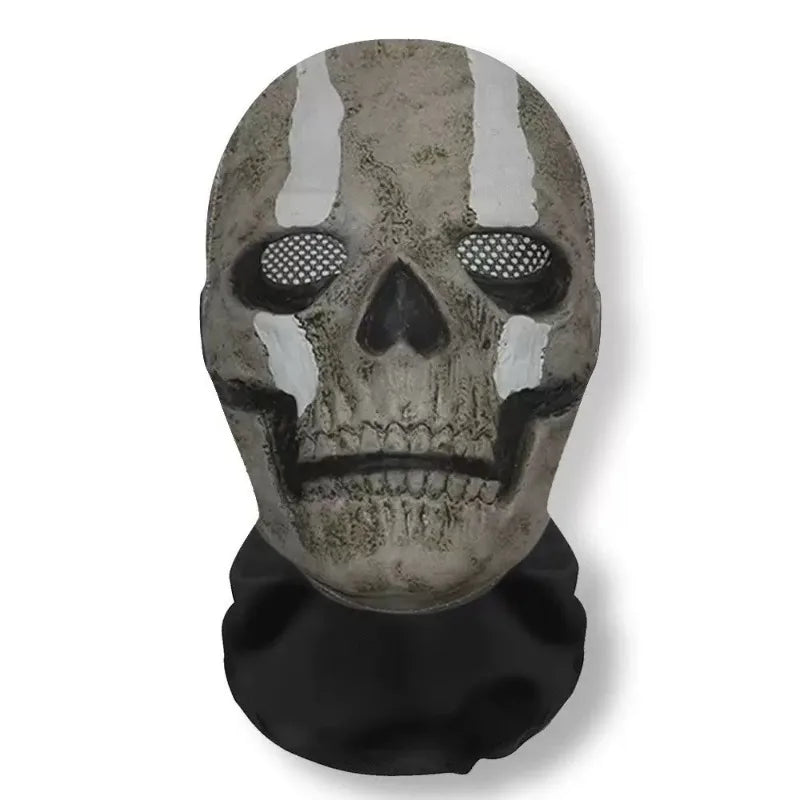 Halloween Ghost Face 3D Mask Balaclava Full Face Elastic Mesh Breathable Skull Headcovers Horror Party Halloween Cosplay Props