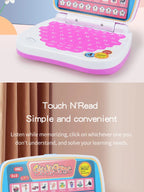 English Learning Small Laptop Toy for Children.Kids. Boys and Girls Computer for Aphabet ABC.Numbers.Words.Spelling.Maths.Music