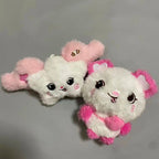 Kpop NTC WISH Sakuya RIKU YUSHI Tea Cat Doll Plush Dog Keychain NTCWISH Cartoon Keychain Bag Pendant Keychain Fans Collect Gif