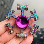 Dragon Wings Hand Spinner Alloy Low Noise Metal Rainbow Finger Spinner Anti-Anxiety High Speed Fingertip Gyro Birthday Gift