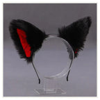 Lolita Animal Cat Fox Ear Hair Hoops Cosplay Girls Halloween Anime Headbands Headwear Hair Accessories